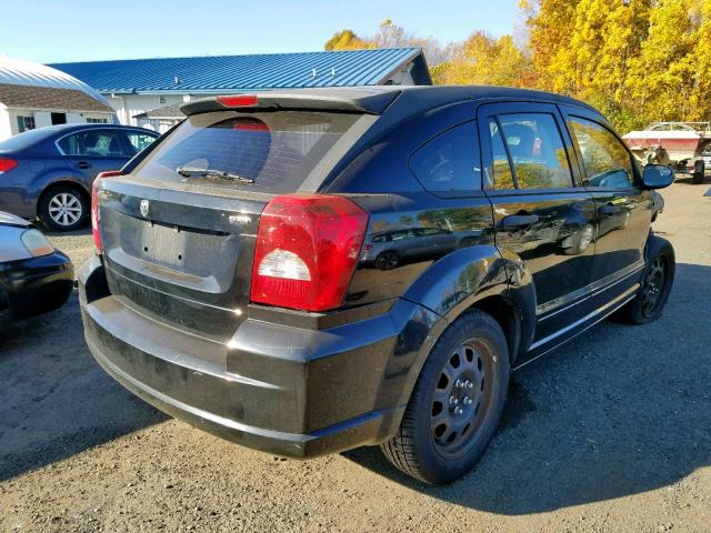 1B3HB48B67D414964 - 2007 DODGE CALIBER SX BLACK photo 4