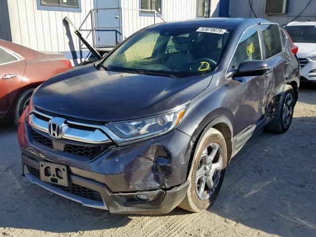 7FARW1H8XHE034101 - 2017 HONDA CR-V EXL CHARCOAL photo 2