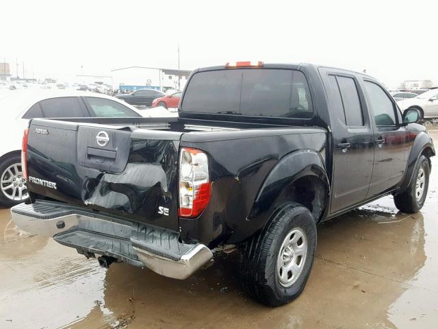 1N6AD0ER9AC402578 - 2010 NISSAN FRONTIER C BLACK photo 4