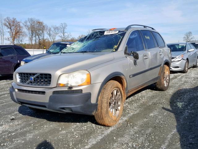 YV1CY59H041050337 - 2004 VOLVO XC90 TAN photo 2