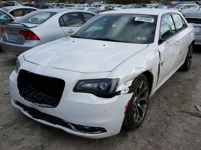 2C3CCABG5FH786682 - 2015 CHRYSLER 300 S WHITE photo 2