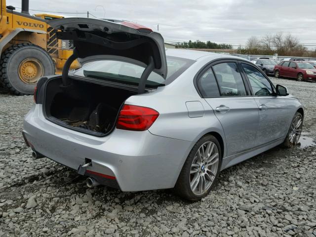 WBA8B7C58GK703631 - 2016 BMW 340 XI SILVER photo 4