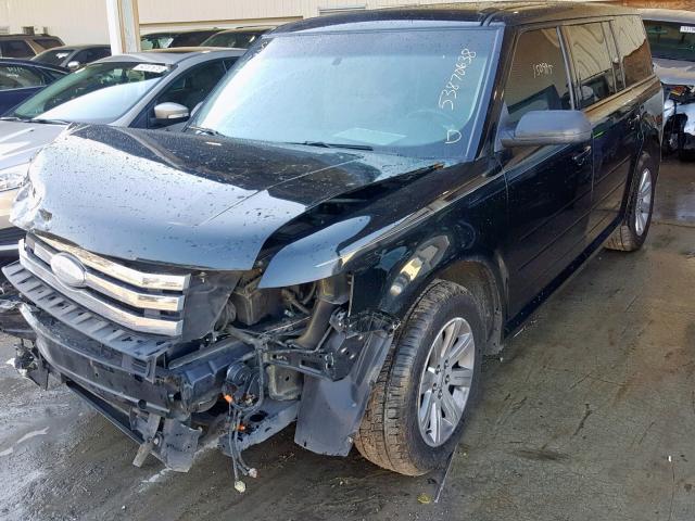 2FMGK5BCXBBD29976 - 2011 FORD FLEX SE BLACK photo 2