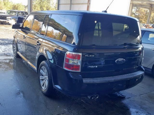 2FMGK5BCXBBD29976 - 2011 FORD FLEX SE BLACK photo 3