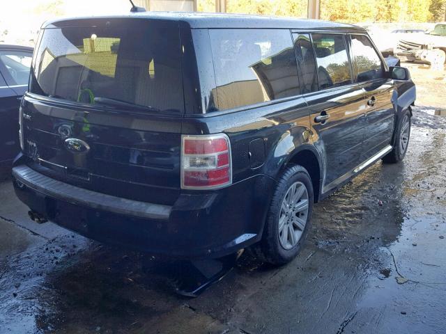 2FMGK5BCXBBD29976 - 2011 FORD FLEX SE BLACK photo 4