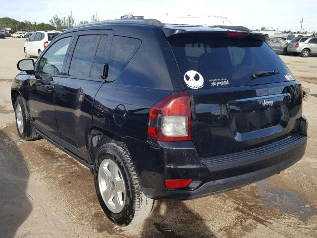 1C4NJCBA8ED818215 - 2014 JEEP COMPASS SP BLACK photo 3