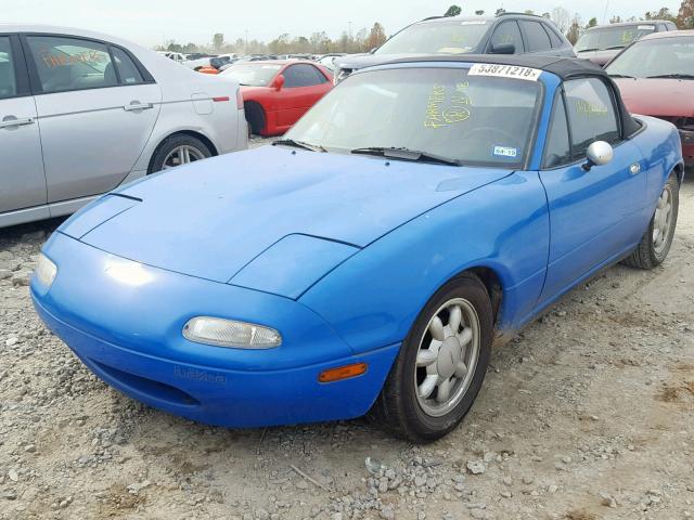 JM1NA3511L0147549 - 1990 MAZDA MX-5 MIATA BLUE photo 2