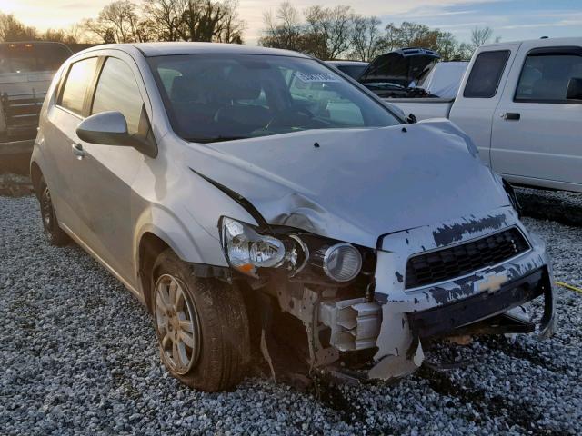 1G1JC6SH4D4177563 - 2013 CHEVROLET SONIC LT SILVER photo 1