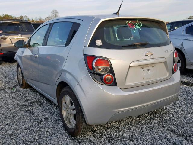 1G1JC6SH4D4177563 - 2013 CHEVROLET SONIC LT SILVER photo 3