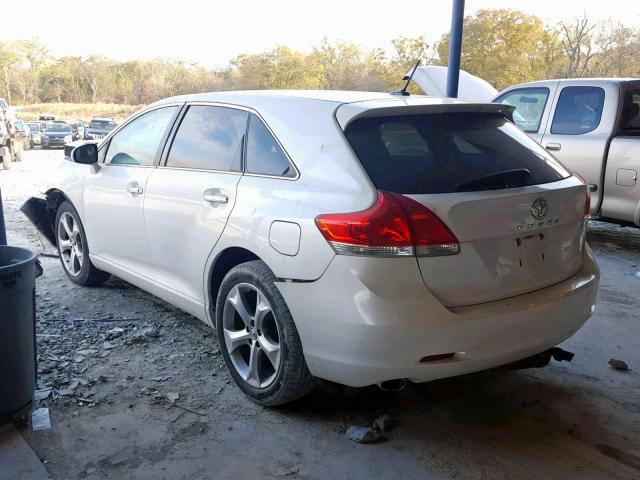 4T3ZK11A69U016548 - 2009 TOYOTA VENZA BASE WHITE photo 3