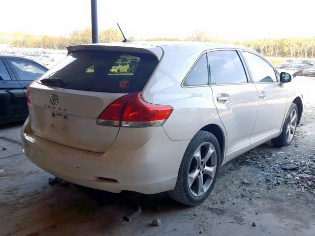 4T3ZK11A69U016548 - 2009 TOYOTA VENZA BASE WHITE photo 4