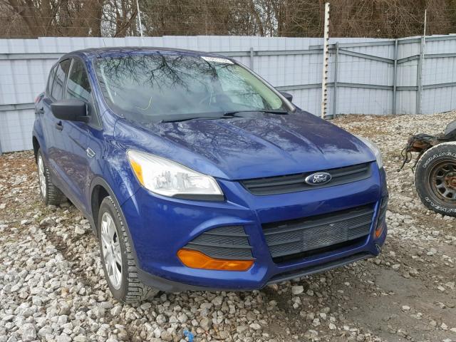 1FMCU0F74DUB18990 - 2013 FORD ESCAPE S BLUE photo 1