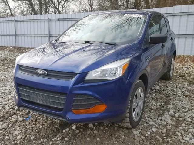 1FMCU0F74DUB18990 - 2013 FORD ESCAPE S BLUE photo 2