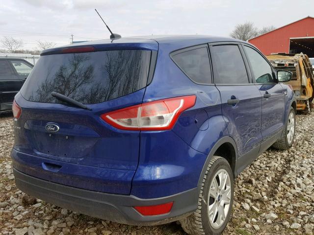 1FMCU0F74DUB18990 - 2013 FORD ESCAPE S BLUE photo 4