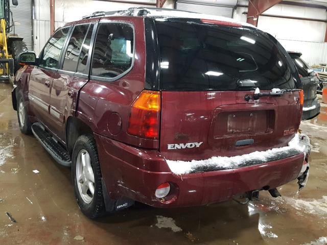 1GKDT13S822305415 - 2002 GMC ENVOY BURGUNDY photo 3