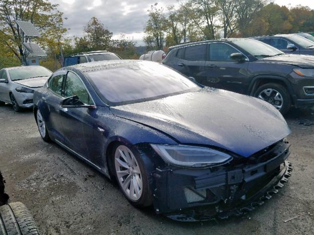 5YJSA1E27JF245970 - 2018 TESLA MODEL S BLUE photo 1