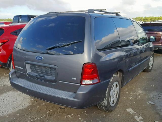 2FMDA51616BA45417 - 2006 FORD FREESTAR S GRAY photo 4