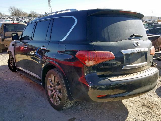 JN8AZ2NE7D9041791 - 2013 INFINITI QX56 BLACK photo 3