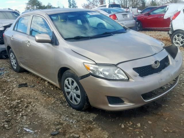 1NXBU40E79Z164542 - 2009 TOYOTA COROLLA BA GOLD photo 1