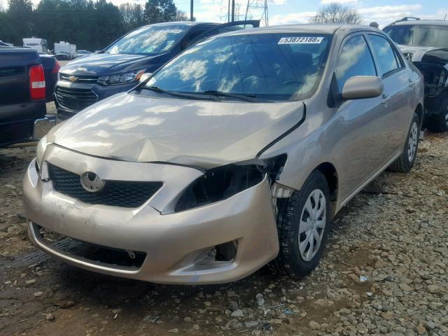 1NXBU40E79Z164542 - 2009 TOYOTA COROLLA BA GOLD photo 2