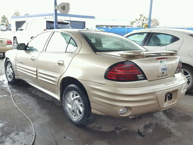 1G2NF52E81C205998 - 2001 PONTIAC GRAND AM S GOLD photo 3