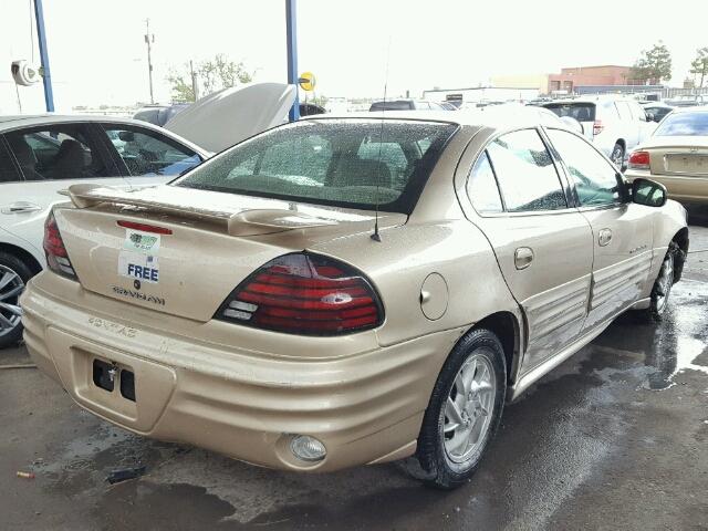 1G2NF52E81C205998 - 2001 PONTIAC GRAND AM S GOLD photo 4