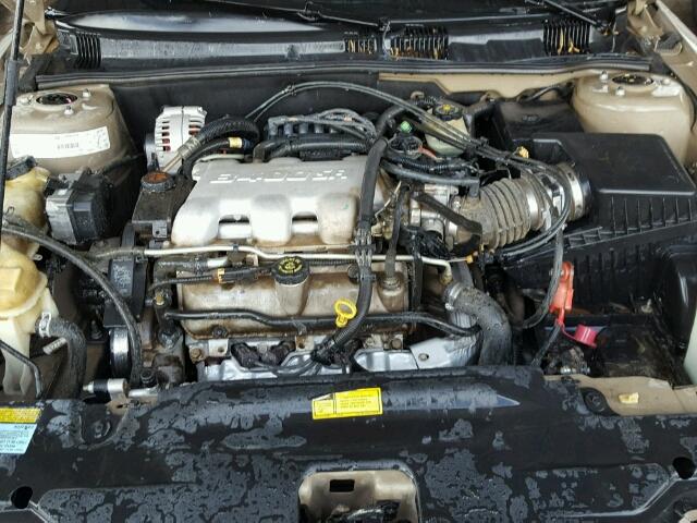 1G2NF52E81C205998 - 2001 PONTIAC GRAND AM S GOLD photo 7