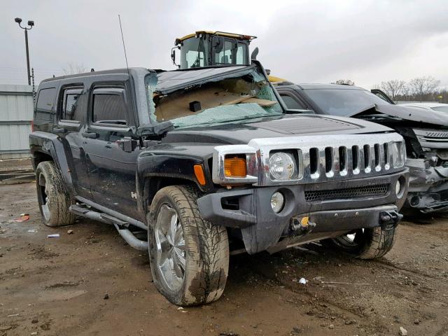 5GTDN136268138425 - 2006 HUMMER H3 BLACK photo 1