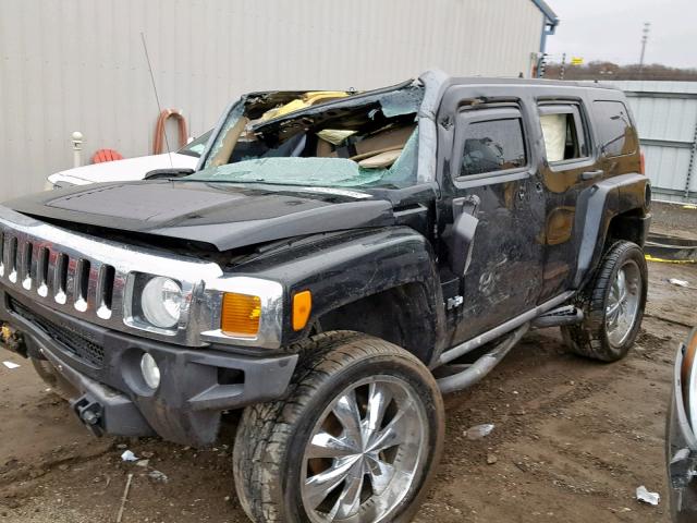 5GTDN136268138425 - 2006 HUMMER H3 BLACK photo 10