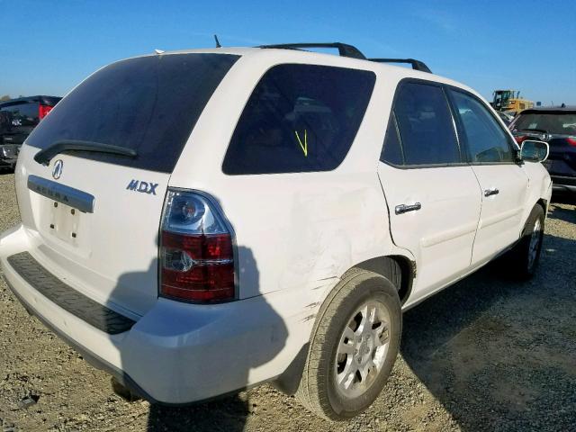 2HNYD18855H534132 - 2005 ACURA MDX TOURIN WHITE photo 4