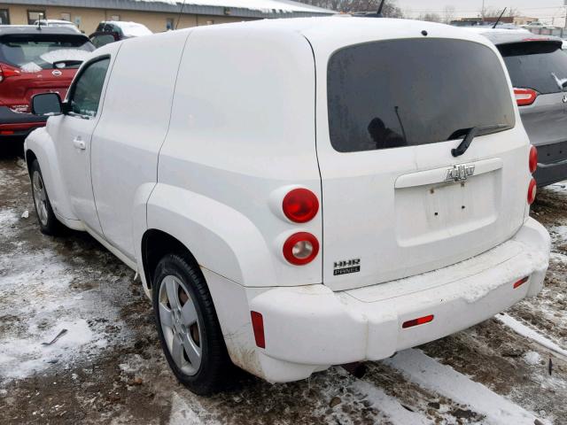 3GCDA95DX8S573250 - 2008 CHEVROLET HHR PANEL WHITE photo 3