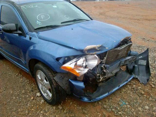 1B3HB48BX7D235293 - 2007 DODGE CALIBER SX BLUE photo 10