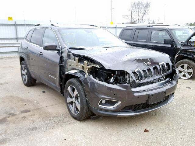 1C4PJMDN1KD194381 - 2019 JEEP CHEROKEE L GRAY photo 1