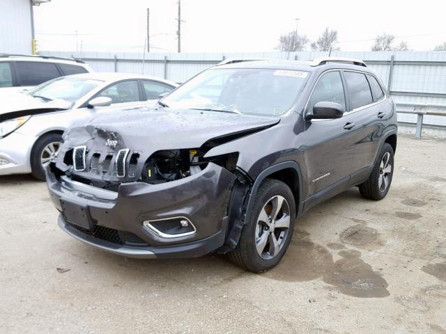 1C4PJMDN1KD194381 - 2019 JEEP CHEROKEE L GRAY photo 2