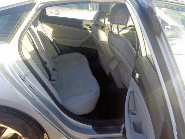 5NPE34AF7HH496257 - 2017 HYUNDAI SONATA SPO SILVER photo 6