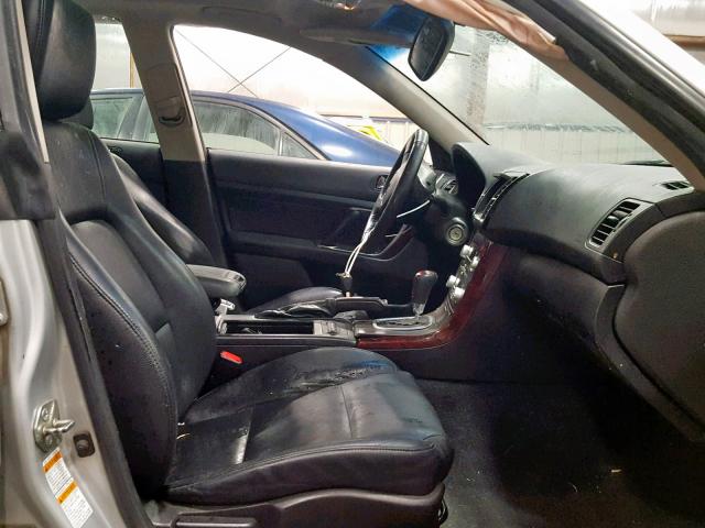 4S4BL62C277212728 - 2007 SUBARU LEGACY OUT SILVER photo 5