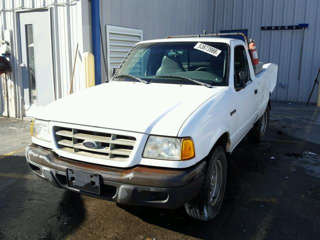 1FTYR10D91TA72140 - 2001 FORD RANGER WHITE photo 2