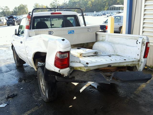 1FTYR10D91TA72140 - 2001 FORD RANGER WHITE photo 3