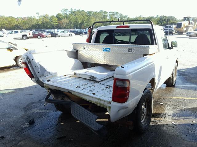 1FTYR10D91TA72140 - 2001 FORD RANGER WHITE photo 4