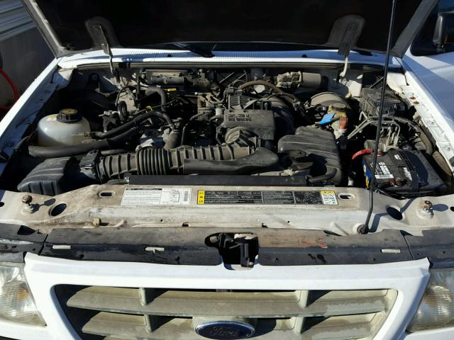 1FTYR10D91TA72140 - 2001 FORD RANGER WHITE photo 7