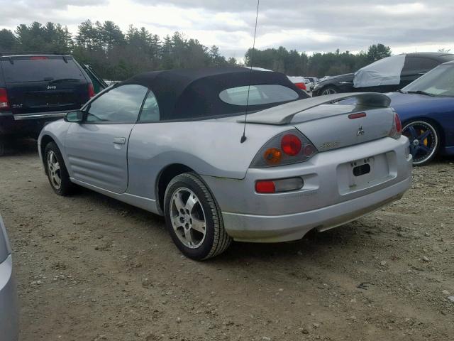 4A3AE45G94E055068 - 2004 MITSUBISHI ECLIPSE SP SILVER photo 3