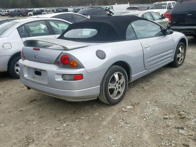 4A3AE45G94E055068 - 2004 MITSUBISHI ECLIPSE SP SILVER photo 4