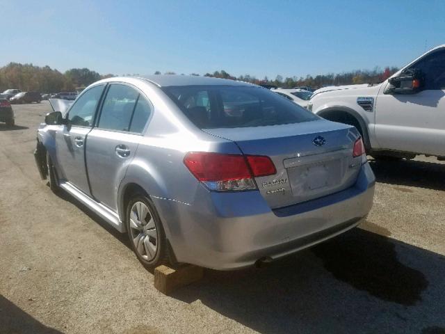 4S3BMBA63D3012224 - 2013 SUBARU LEGACY 2.5 SILVER photo 3