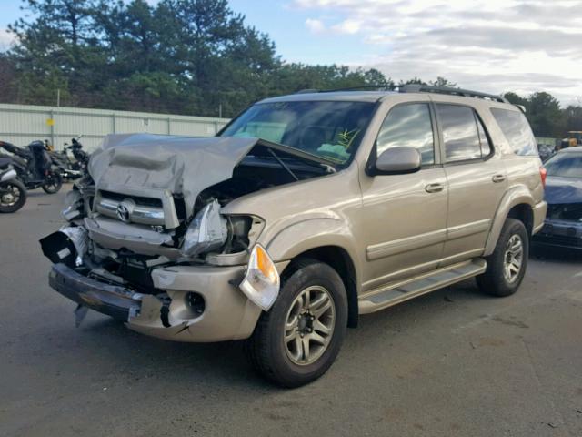 5TDBT48A45S251368 - 2005 TOYOTA SEQUOIA LI BROWN photo 2