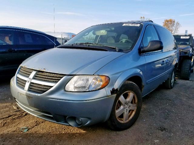 2D4GP44L75R314864 - 2005 DODGE GRAND CARA GRAY photo 2