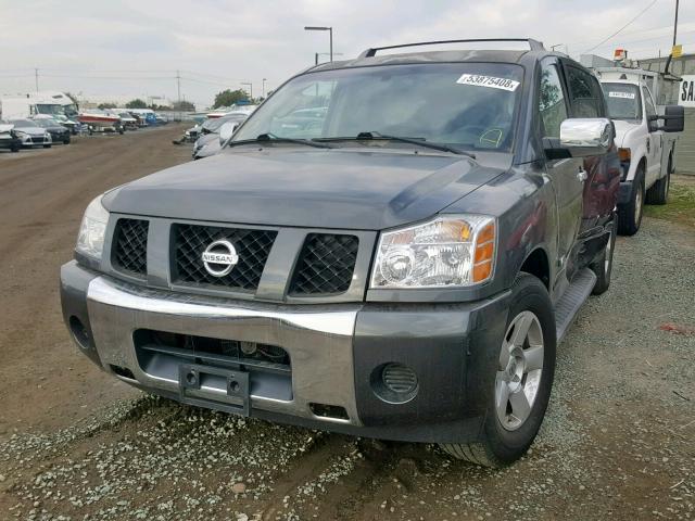 5N1AA08A66N734387 - 2006 NISSAN ARMADA SE GRAY photo 2