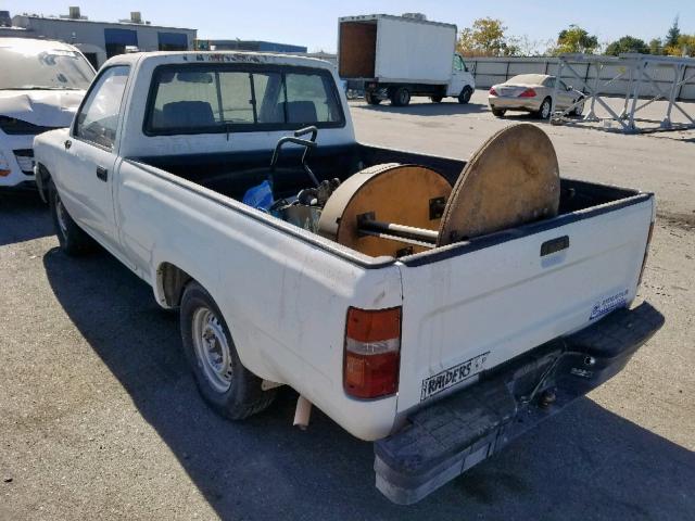 JT4RN81A2P5165933 - 1993 TOYOTA PICKUP 1/2 WHITE photo 3