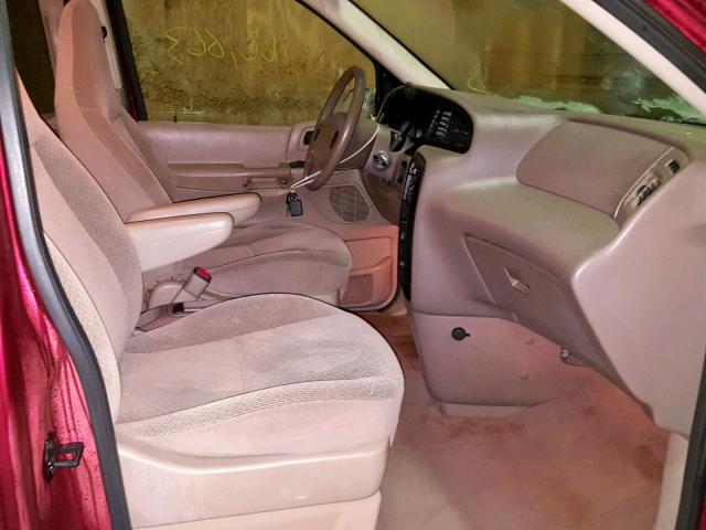 2FMZA514XYBB10188 - 2000 FORD WINDSTAR L BURGUNDY photo 5