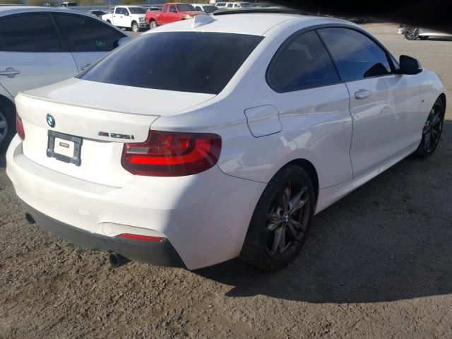 WBA1J7C50EVW84895 - 2014 BMW M235I WHITE photo 4