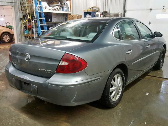 2G4WD532X51317008 - 2005 BUICK LACROSSE C GRAY photo 4